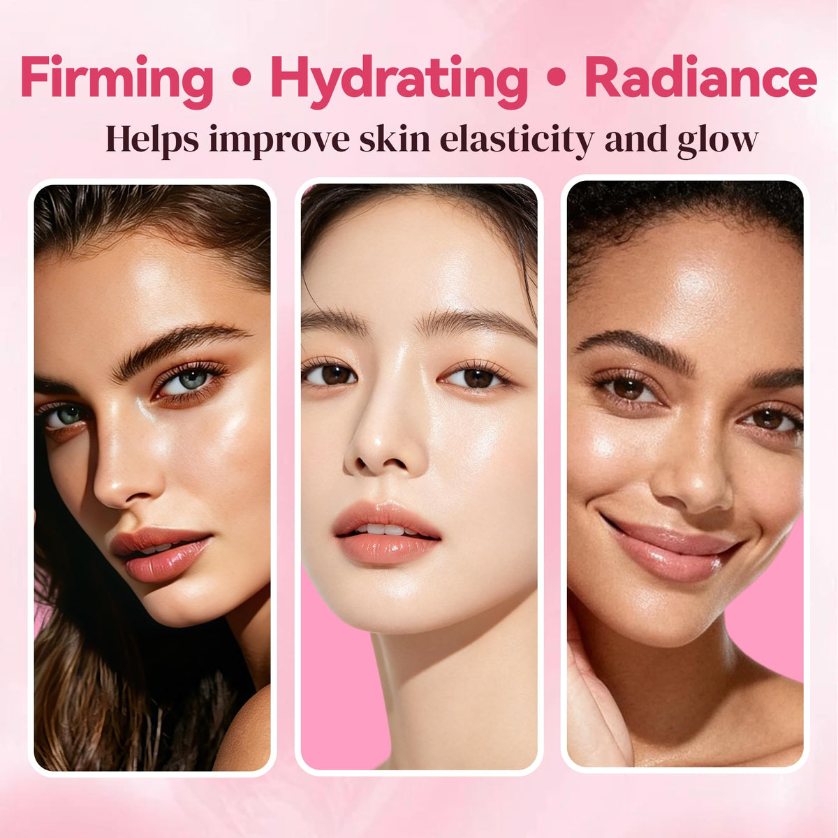 Aquae PDRN Pink Peptide Serum ingredients close-up showing multi-hyaluronic and peptide blend benefits