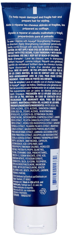 Aquage conditioner texture close-up illustrating creamy formula for smoother combing