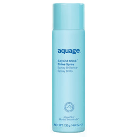 Aquage bottle front packaging showing product identity and glossy finish benefit