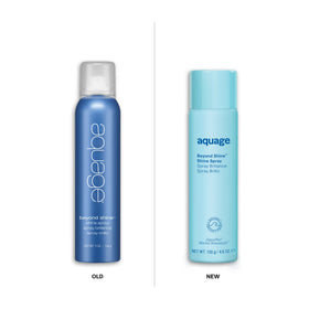 Aquage nozzle close-up demonstrating fine mist for even lightweight coverage