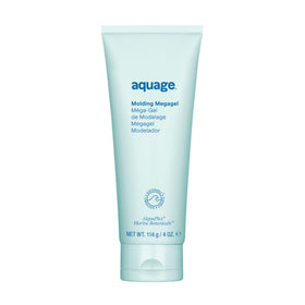 Aquage front label showing product identity and strong-hold benefit