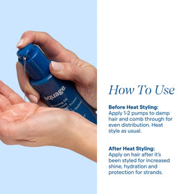 Aquage applied to damp hair before styling for improved manageability and frizz control