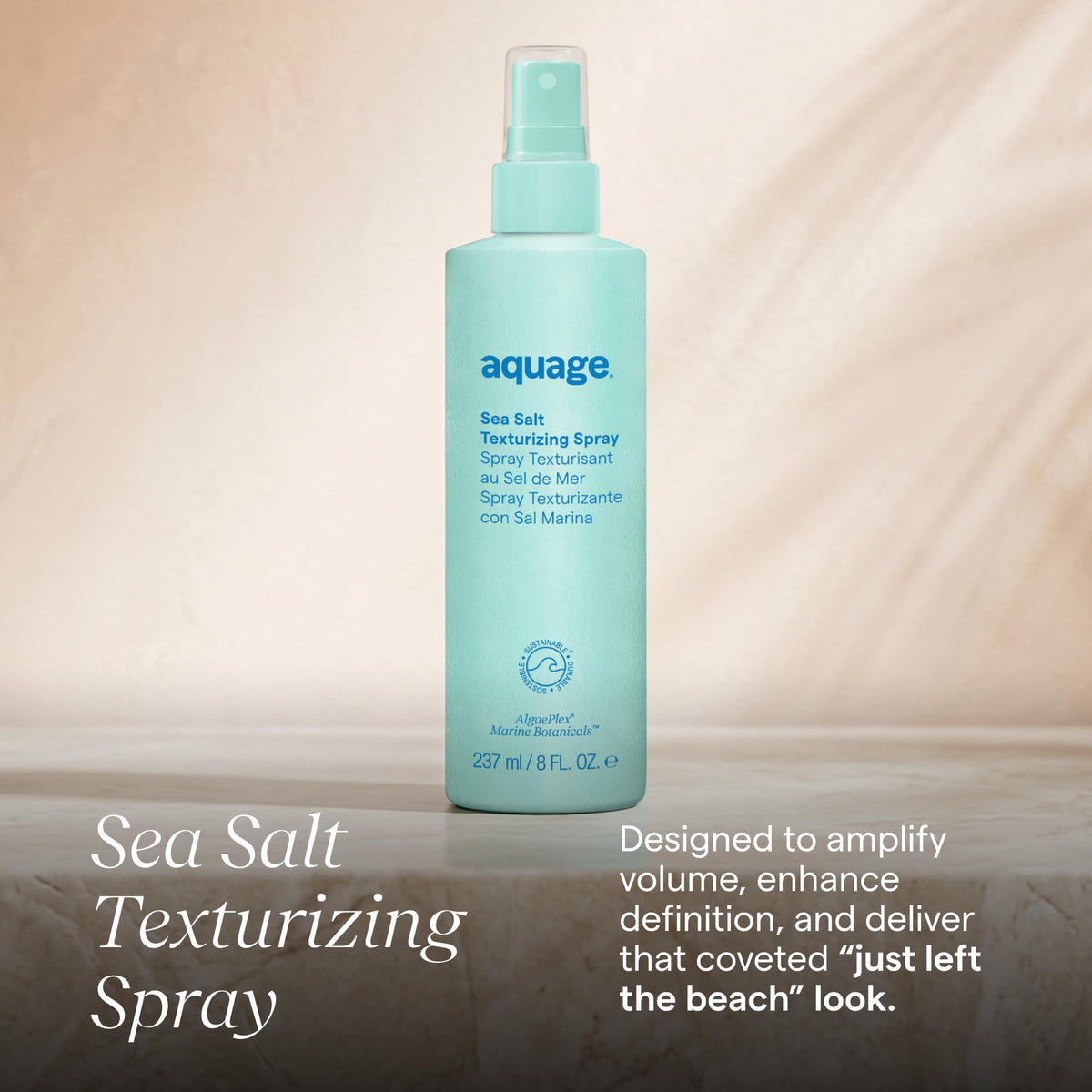 Aquage spray nozzle close-up for precise application benefit