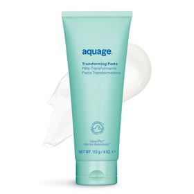 Aquage Transforming Paste front jar showing packaging and clean branding benefit