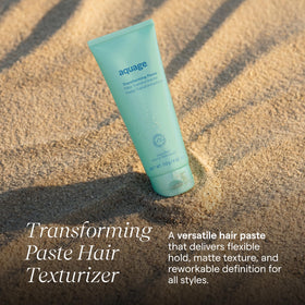 Aquage Transforming Paste open texture close-up showing matte paste for styling