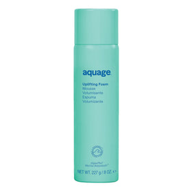 Aquage uplifting foam front packaging showing product and size for easy identification