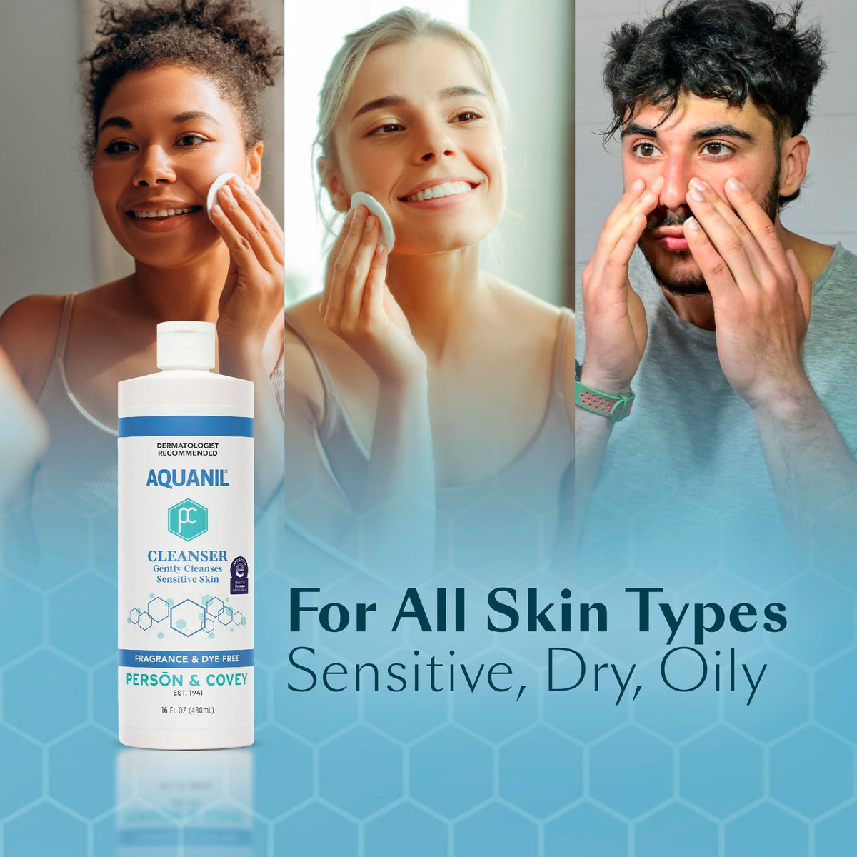 Aquanil ingredient label highlighting seven-ingredient simple formula