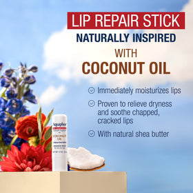 Aquaphor stick twisted up close, brand glide-on balm for dry lips