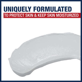 close-up of Aquaphor ointment texture highlighting rich moisturizing feel