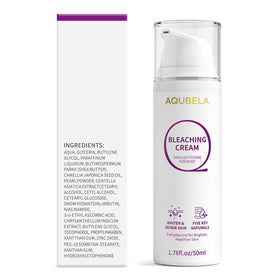 AQUBELA on bathroom shelf lifestyle shot suggesting daily routine benefit