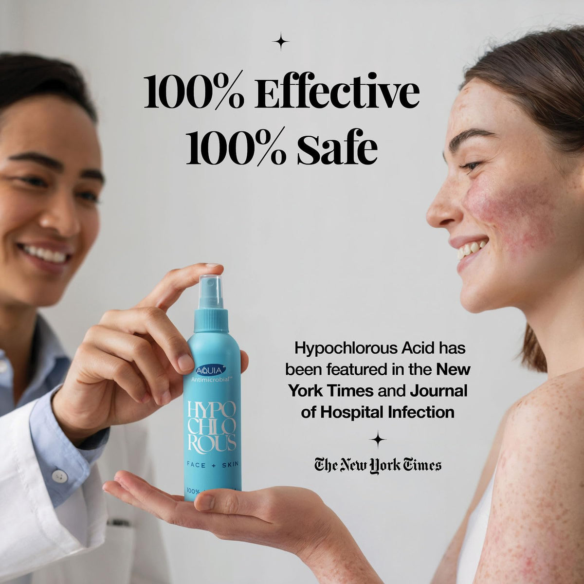 Aquia clear mist droplet close-up showing lightweight texture for non-greasy comfort