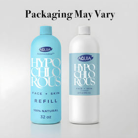Aquia fine mist on skin texture providing soothing hydration and calm