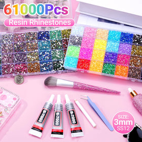AraKulago color grid close-up displaying 56 separated colors for organized crafting convenience