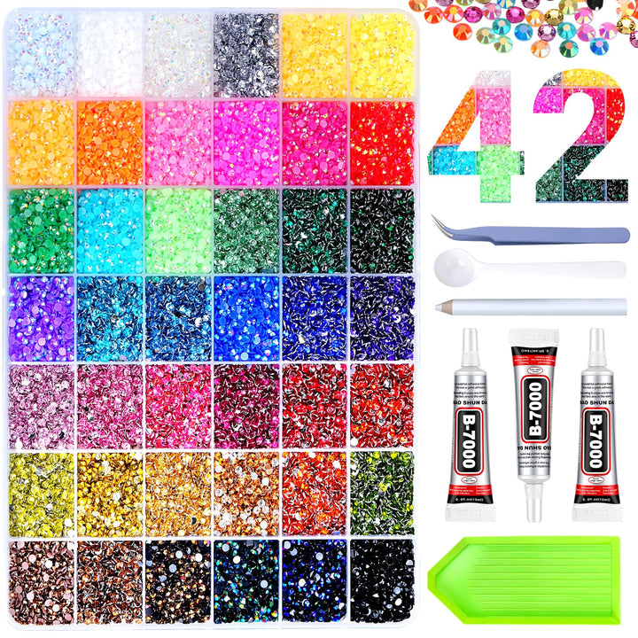 AraKulago front packaging showing 46000pcs kit and organized box benefit easy storage