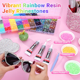 AraKulago texture and finish detail highlighting AB jelly and plated shine for vivid sparkle