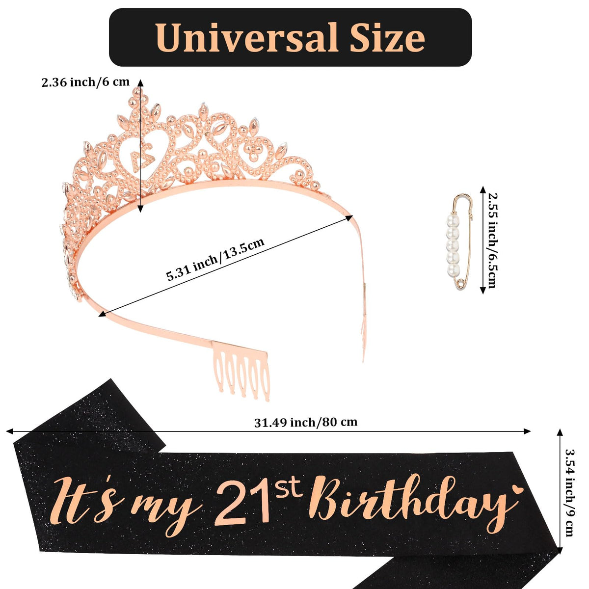 Araluky crown worn at party conveying confidence and photo-ready shine