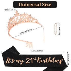 Araluky crown worn at party conveying confidence and photo-ready shine