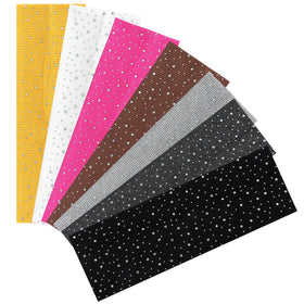 Araluky front view of seven wide headbands showing style and benefit