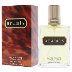 ARAMIS lifestyle scene with evening attire, conveys confident refined presence