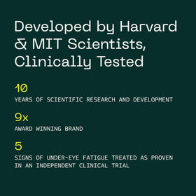 Aramore clinical study bottle on desk conveying scientific development and trust