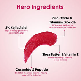 Aravi Organic ingredient label showing mineral SPF and moisturizing actives benefits