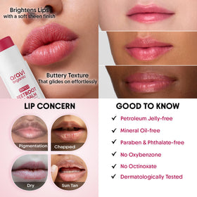 Aravi Organic close-up of glossy balm texture highlighting hydrating smooth finish
