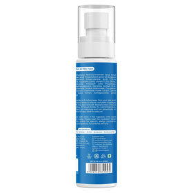 Recyclable bottle detail of Aravi Organic highlighting eco-conscious design