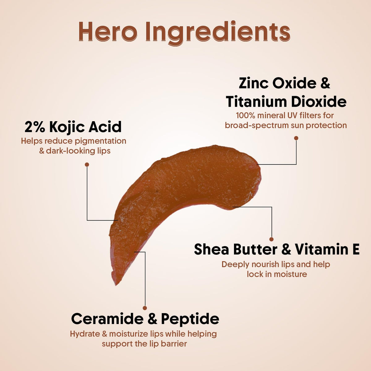 Aravi Organic ingredient label showing mineral SPF 50 and clean formulation benefit