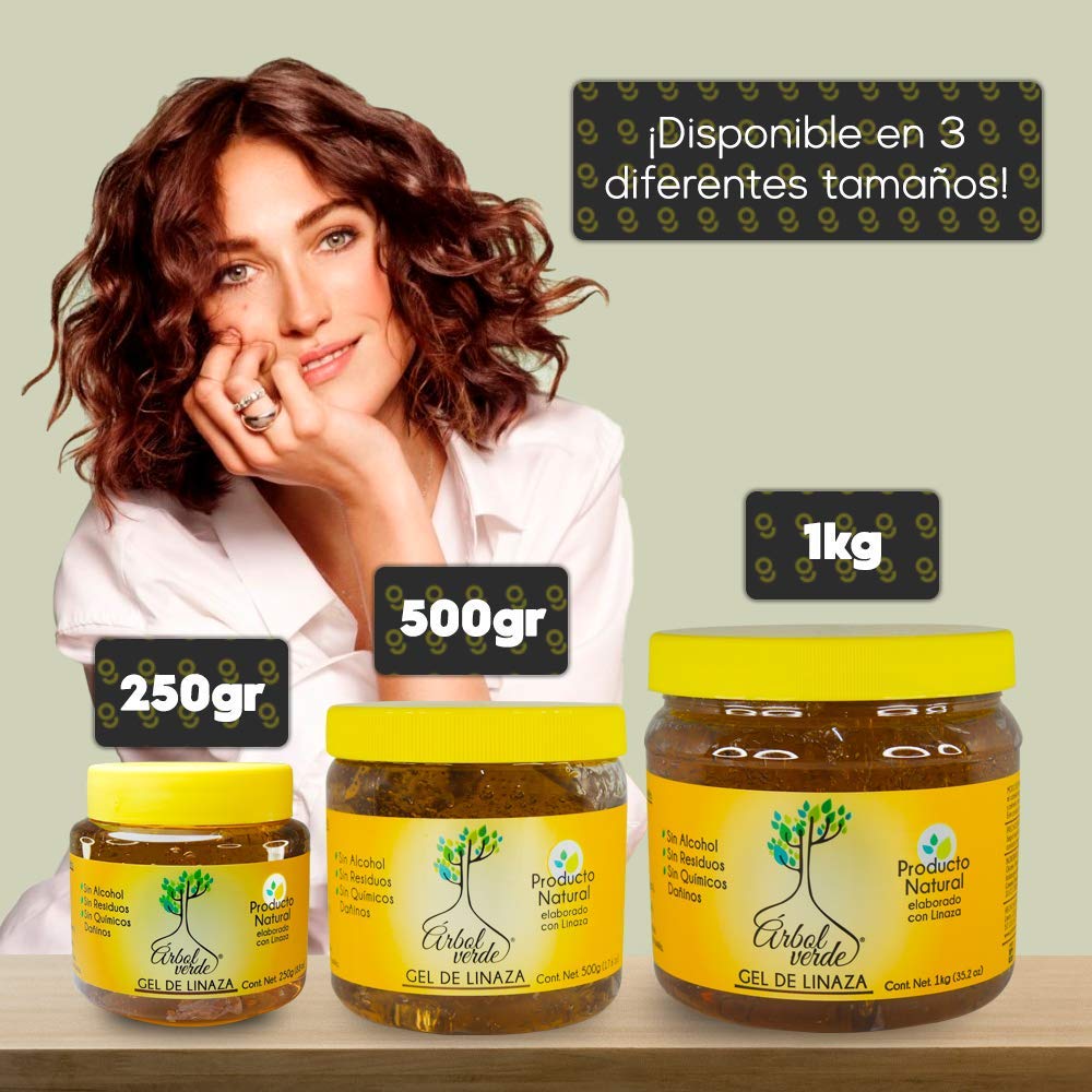 Arbol Verde product in salon setting showing natural styling and strengthened-looking hair