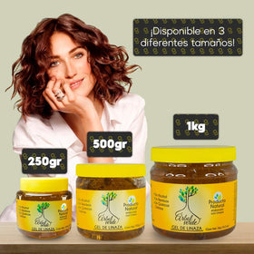 Arbol Verde product in salon setting showing natural styling and strengthened-looking hair