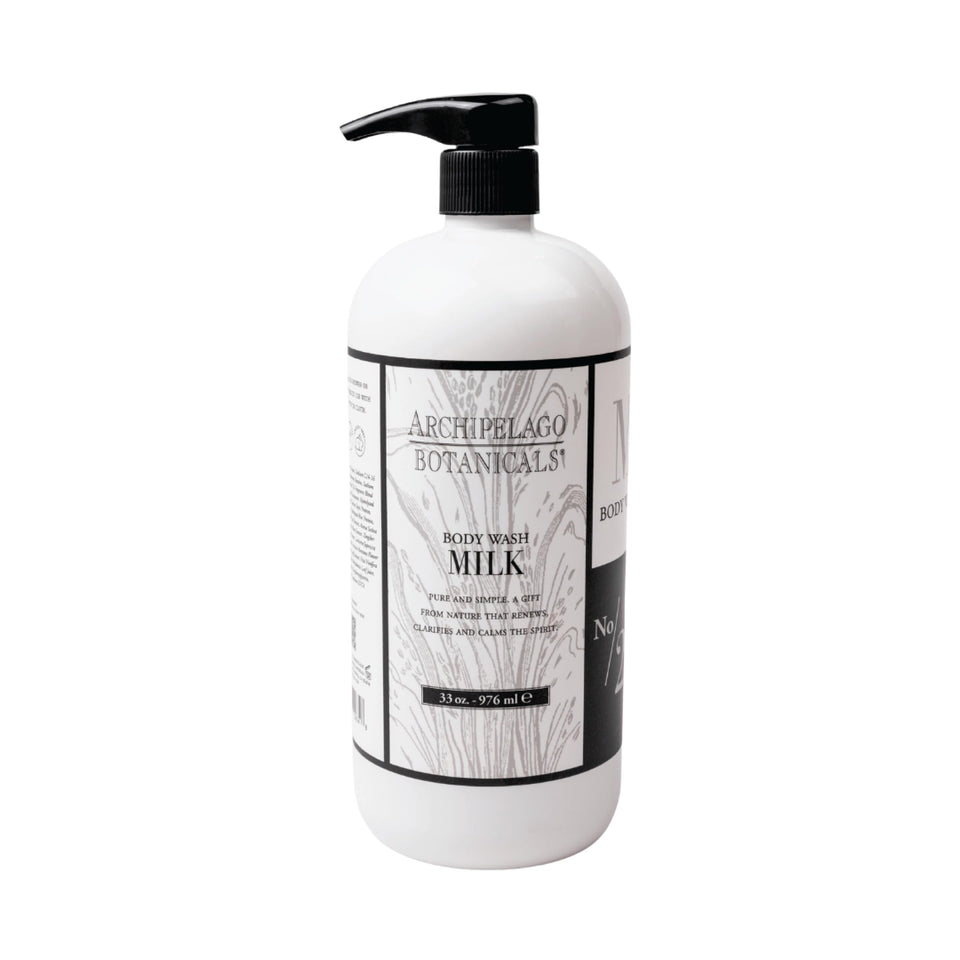 Archipelago Botanicals front bottle showing label and clean design for easy identification
