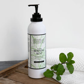 Archipelago Botanicals texture close-up showing lightweight lotion benefit