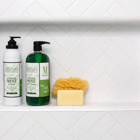 Archipelago Botanicals shower gel texture close-up for moisturizing lather