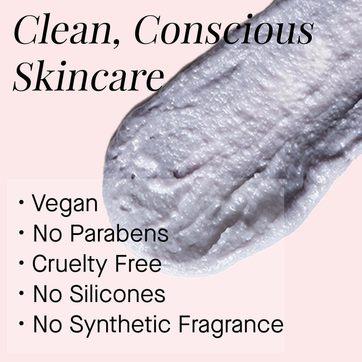 ARCONA cranberry gommage label detail highlighting ingredients and purity benefit