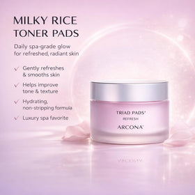 ARCONA pad in hand demonstrating easy application and convenience