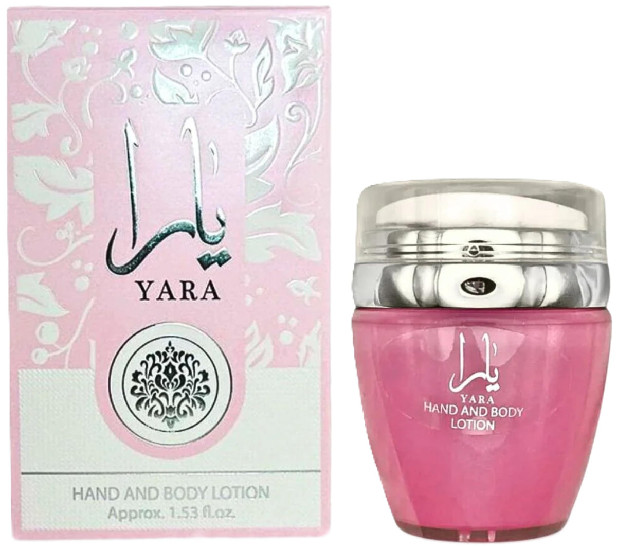 Ard Al Zaafaran Yara creamy texture close-up demonstrating quick absorption benefit