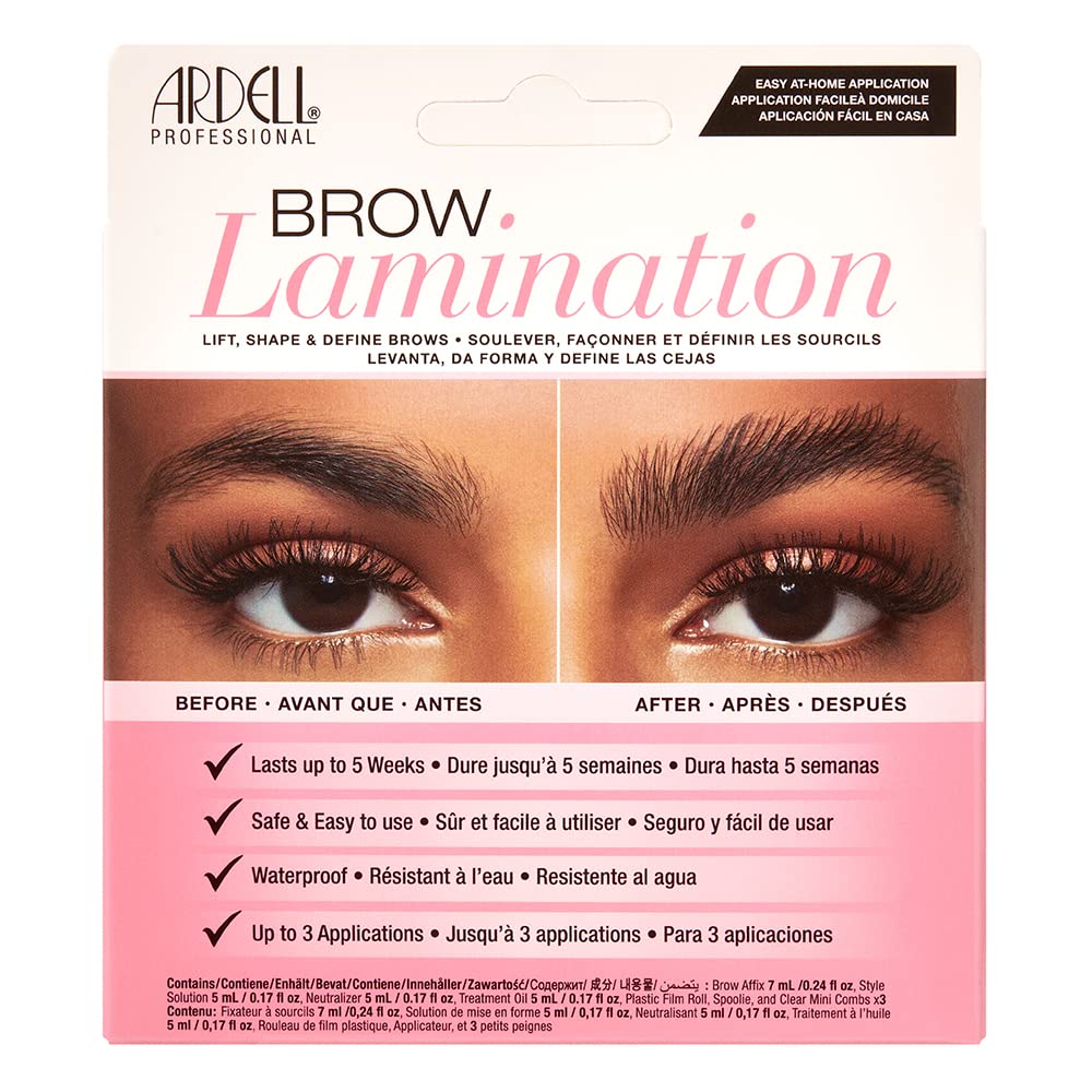 Ardell kit packaging front showing contents and benefit of professional results