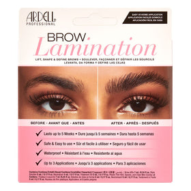Ardell kit packaging front showing contents and benefit of professional results