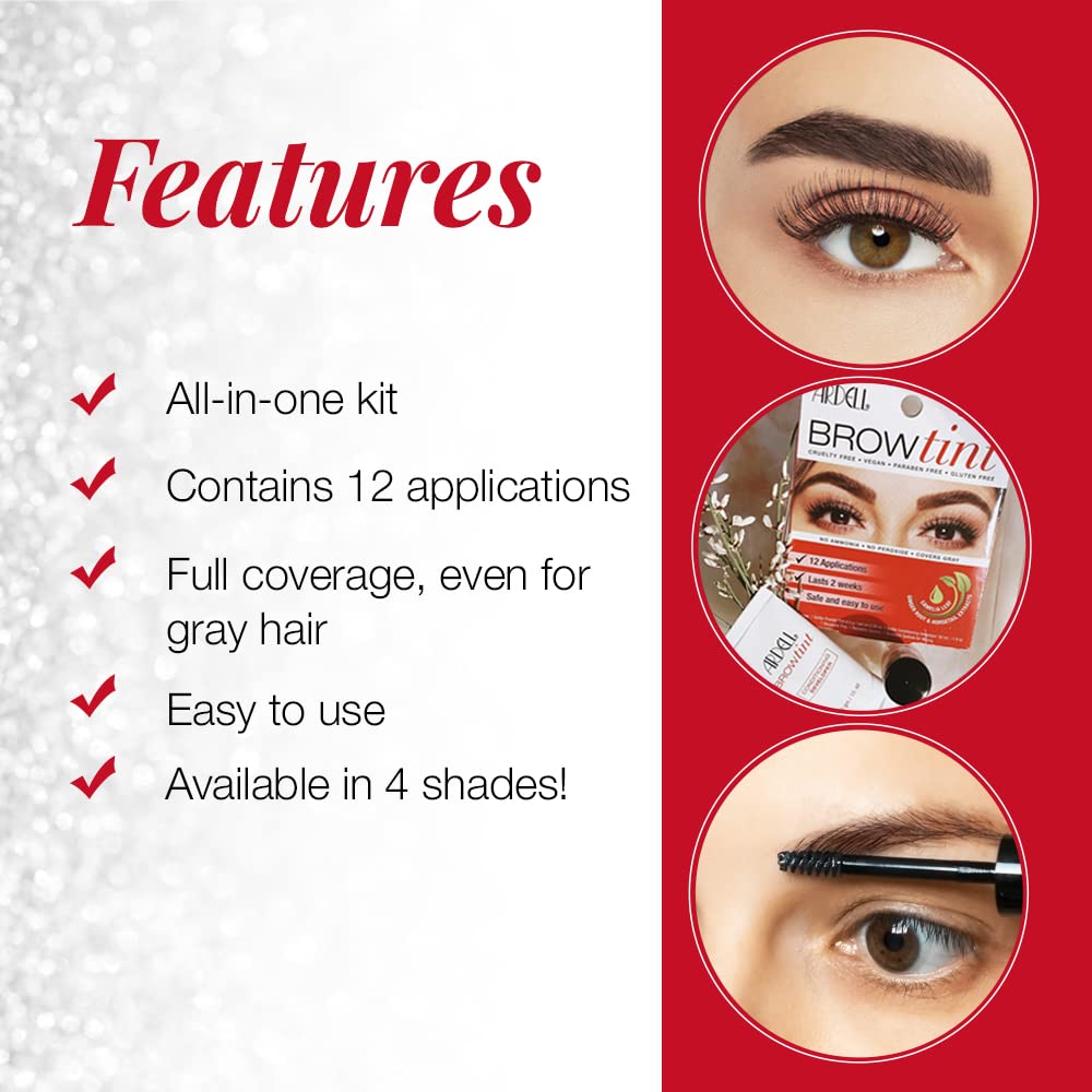 Ardell mixed tint in tray illustrating smooth texture and control