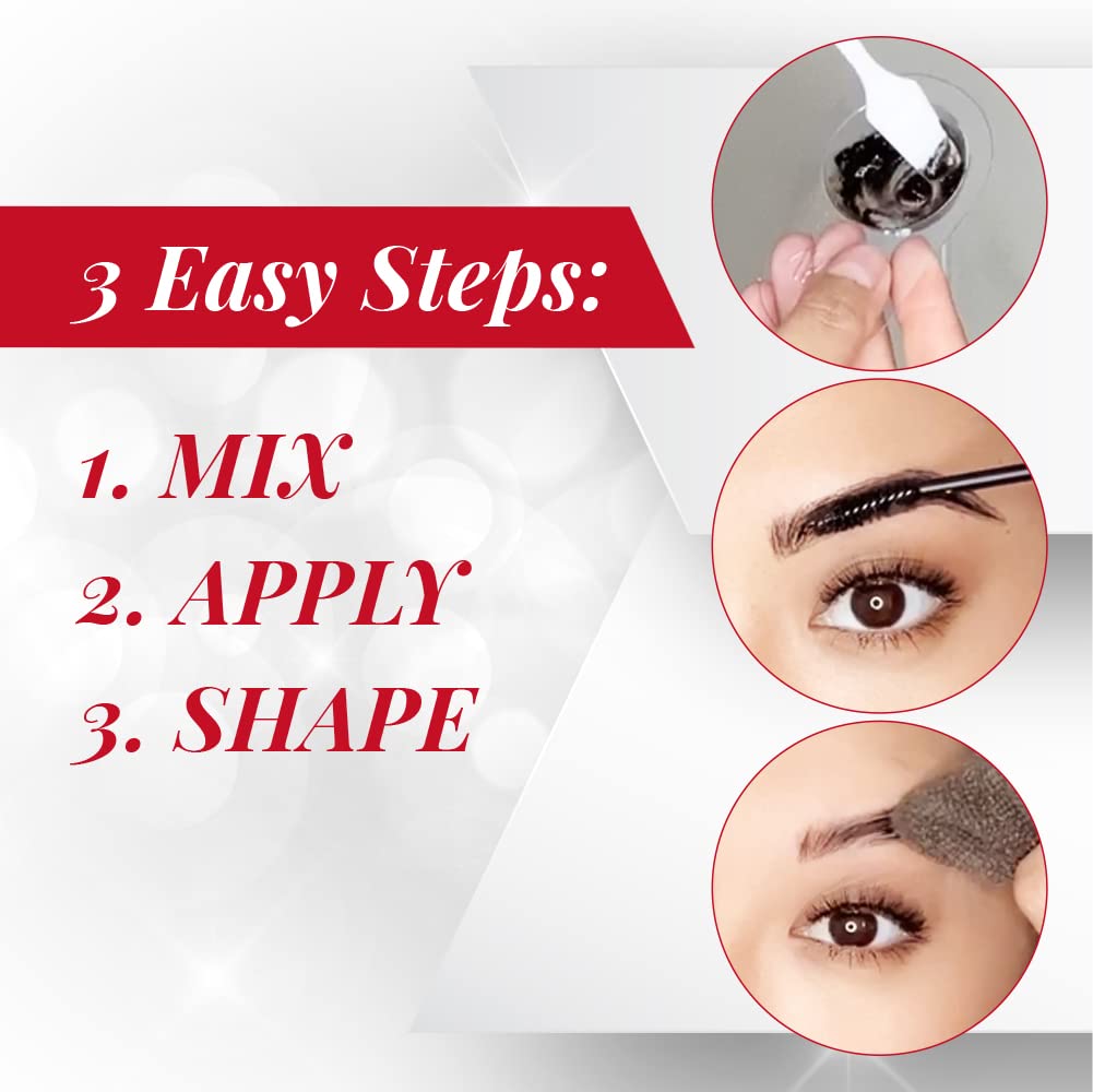 Ardell reusable spatula and spoolie shown for precise brow shaping