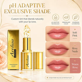 Areliaa application close-up demonstrates even coverage and natural tint