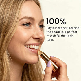 Areliaa application swatches showing color build from one to multiple layers — customizable tint