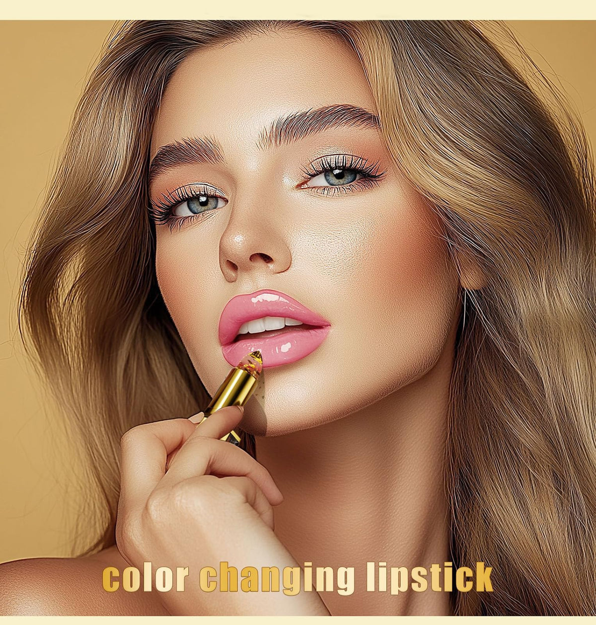 Areliaa Skin lipstick with cap off revealing bullet shape and precise application