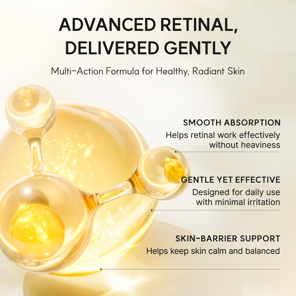 ARENCIA applied to hand in evening routine showing layering under moisturizer
