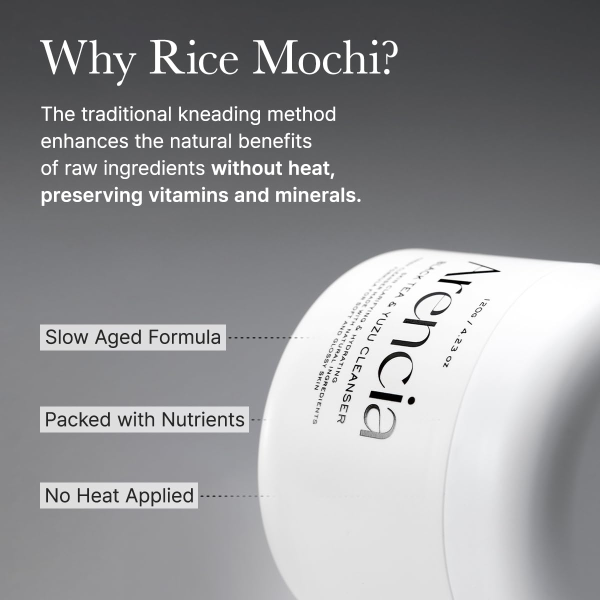 ARENCIA label close-up displaying ingredients and hypoallergenic testing benefits