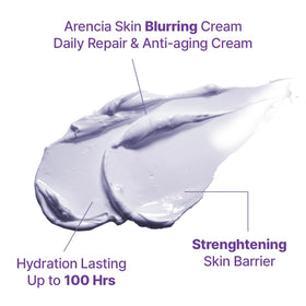 ARENCIA close-up cream texture highlighting smooth consistency and moisture