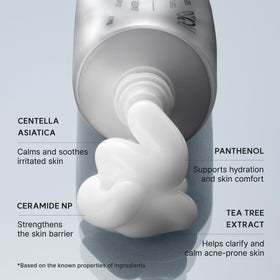 ARENCIA visual of ceramide graphic representing barrier support and moisture retention