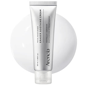 ARENCIA jar front view showing compact 50ml size and clean design for easy use