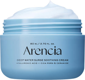 ARENCIA front jar showing blue packaging and elegant label for clear identification and appeal