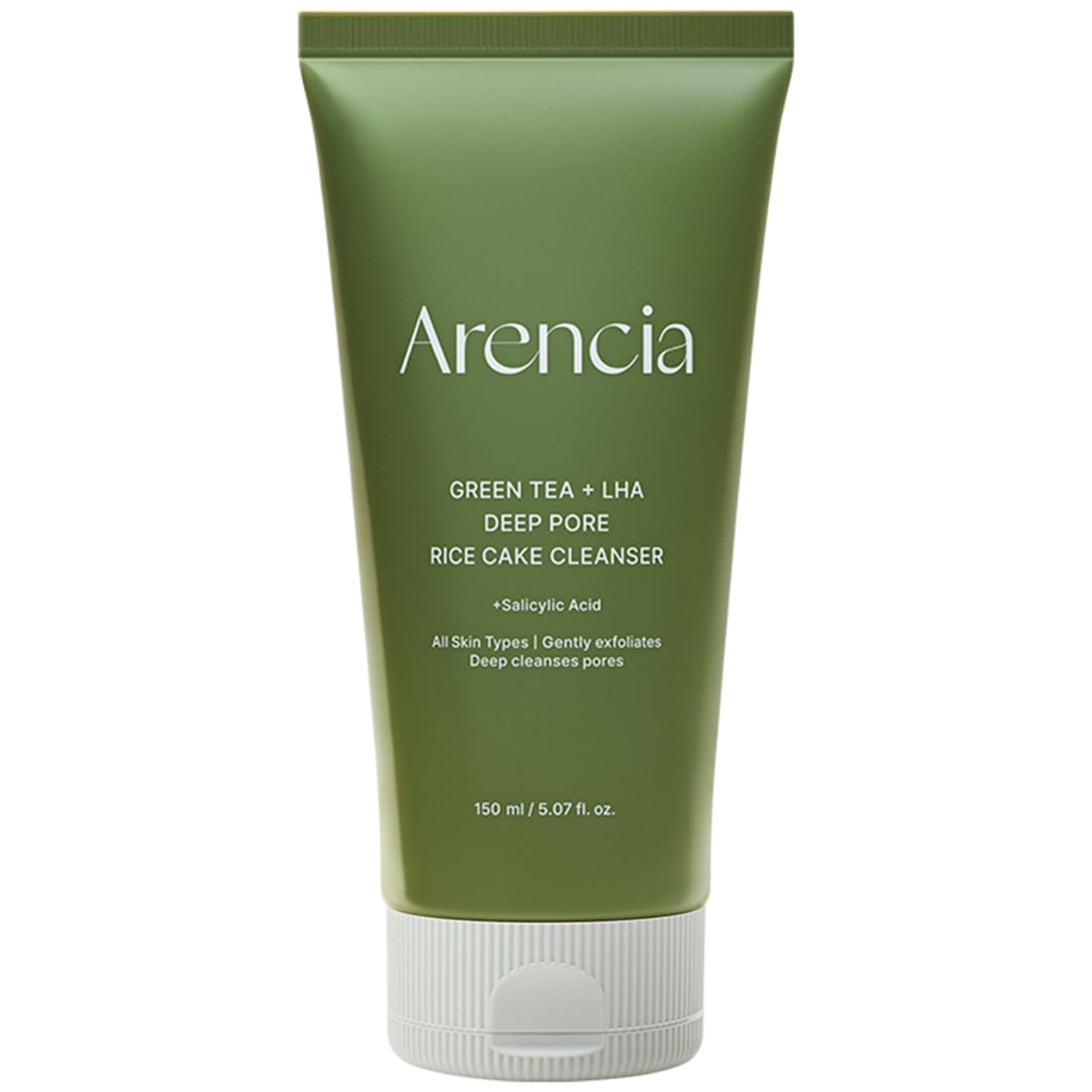 ARENCIA front packaging showing cleanser and benefits